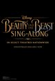 Beauty and the Beast Sing-Along Poster