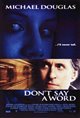 Don't Say A Word Movie Poster