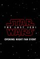 Star Wars: The Last Jedi - Opening Night Fan Event Movie Poster
