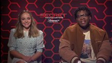 Abby James Witherspoon and Kezii Curtis talk 'Secret Headquarters' Video