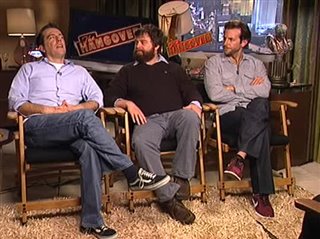 Ed Helms, Zach Galifianakis & Bradley Cooper (The Hangover) - Interview Video Thumbnail