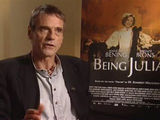 JEREMY IRONS - BEING JULIA - Interview Video Thumbnail