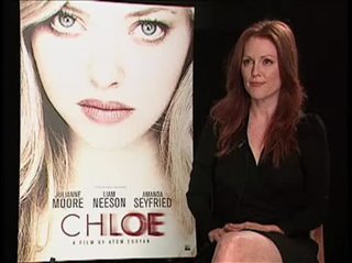 Julianne Moore (Chloe) - Interview Video Thumbnail