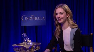 Lily James (Cinderella) - Interview Video Thumbnail