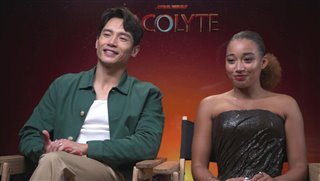 Manny Jacinto and Amandla Stenberg talk 'Star Wars: The Acolyte' - Interview Video Thumbnail
