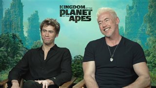 owen-teague-and-kevin-durand-talk-kingdom-of-the-planet-of-the-apes Video Thumbnail