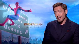 Robert Downey Jr. Interview - Spider-Man: Homecoming Video Thumbnail