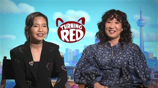 Rosalie Chiang and Sandra Oh on their new Disney/Pixar film 'Turning Red' - Interview Video Thumbnail
